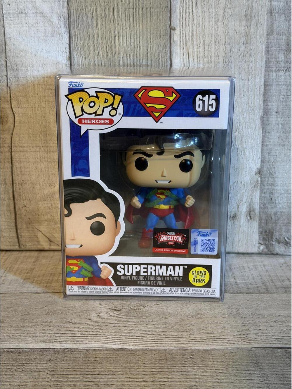 Funko Pop! Superman #615 (Breaking Chains, Glow in the Dark variant)
